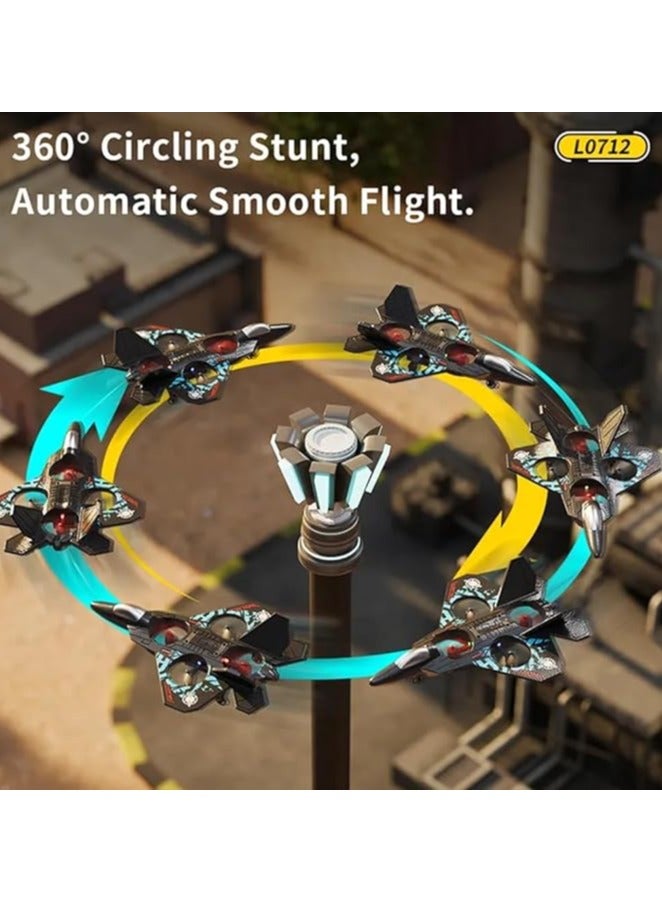 Remote Control RC Plane L0712 with Auto Hover, 3D Flip Stunts & LED Lights – USB Rechargeable Airplane Toy for Kids & Beginners - Image 5