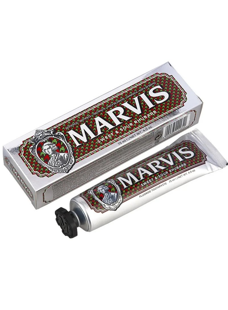 Marvis Sweet & Sour Rhubarb Toothpaste 75ml