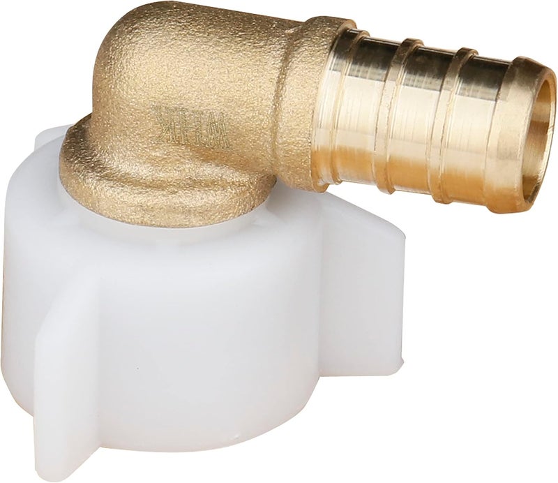 WHK 10 PACK 1/2 Inch Pex fittings X 1/2 Female NPT Swivel Elbow Fittings Crimp Adapters-RV Pex Fittings to connect (LEAD FREE Brass) - Image 5