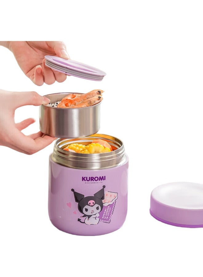 Tafuco Insulated Stainless Steel Cartoon Lunch Box For Students And Office Workers Portable Insulated Barrel Large Capacity Food Container T0275 - Image 3