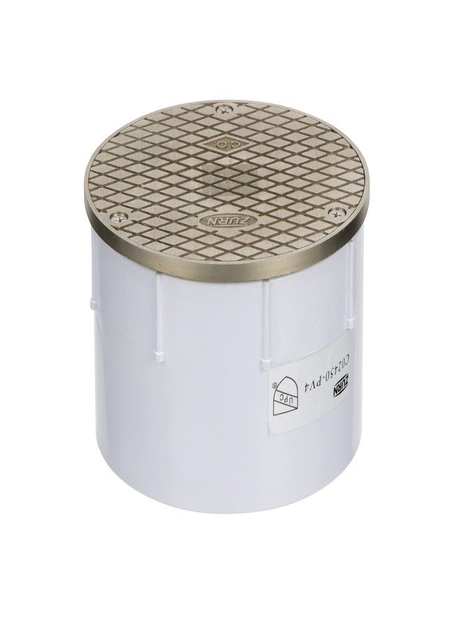 Zurn Floor Cleanout, Adjustable, Pipe Dia 4 in by Zurn Wilkins - Image 2
