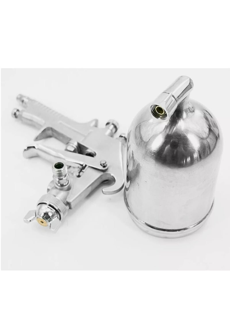 makute Spray Gun, HVLP Gravity Feed Paint Spray Gun F-75G, 1.5mm Nozzle with 400ml Aluminum Cup, Adjustable Control Knobs, Ideal for Automotive, Furniture, and Equipment Painting  - Image 2