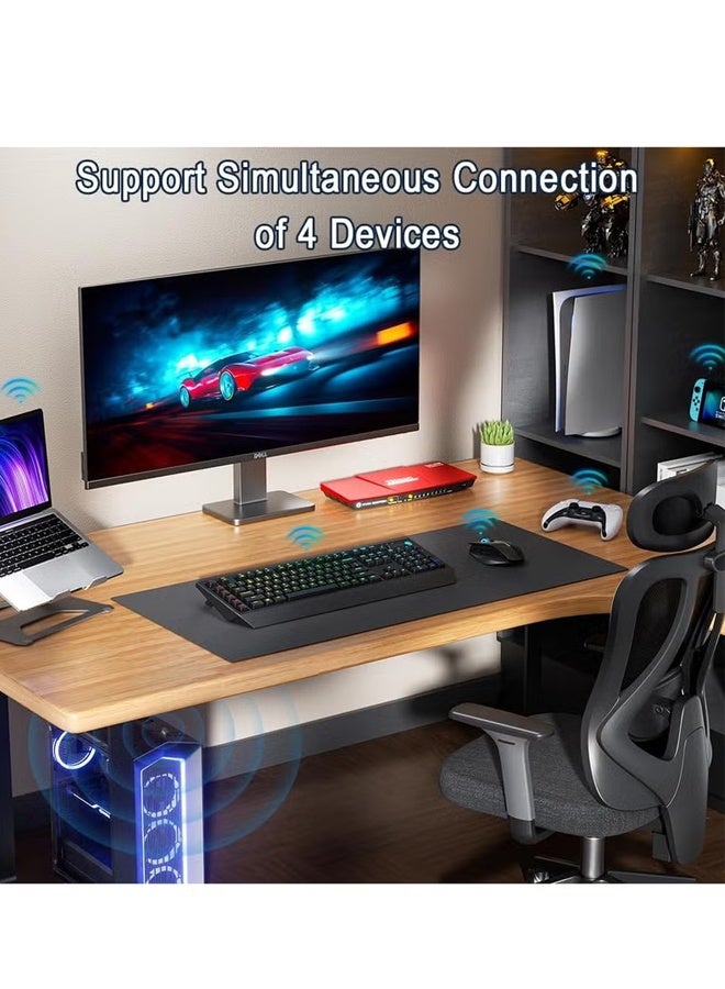 بولوز محول بلوتوث USB ، جهاز استقبال محول بلوتوث 5.1 يدعم Windows 10 / 8.1 / 7 ، مناسب لأجهزة الكمبيوتر المكتبية وأجهزة الكمبيوتر المحمولة والماوس ولوحات المفاتيح والطابعات وسماعات الرأس ومكبرات الصوت - Image 2