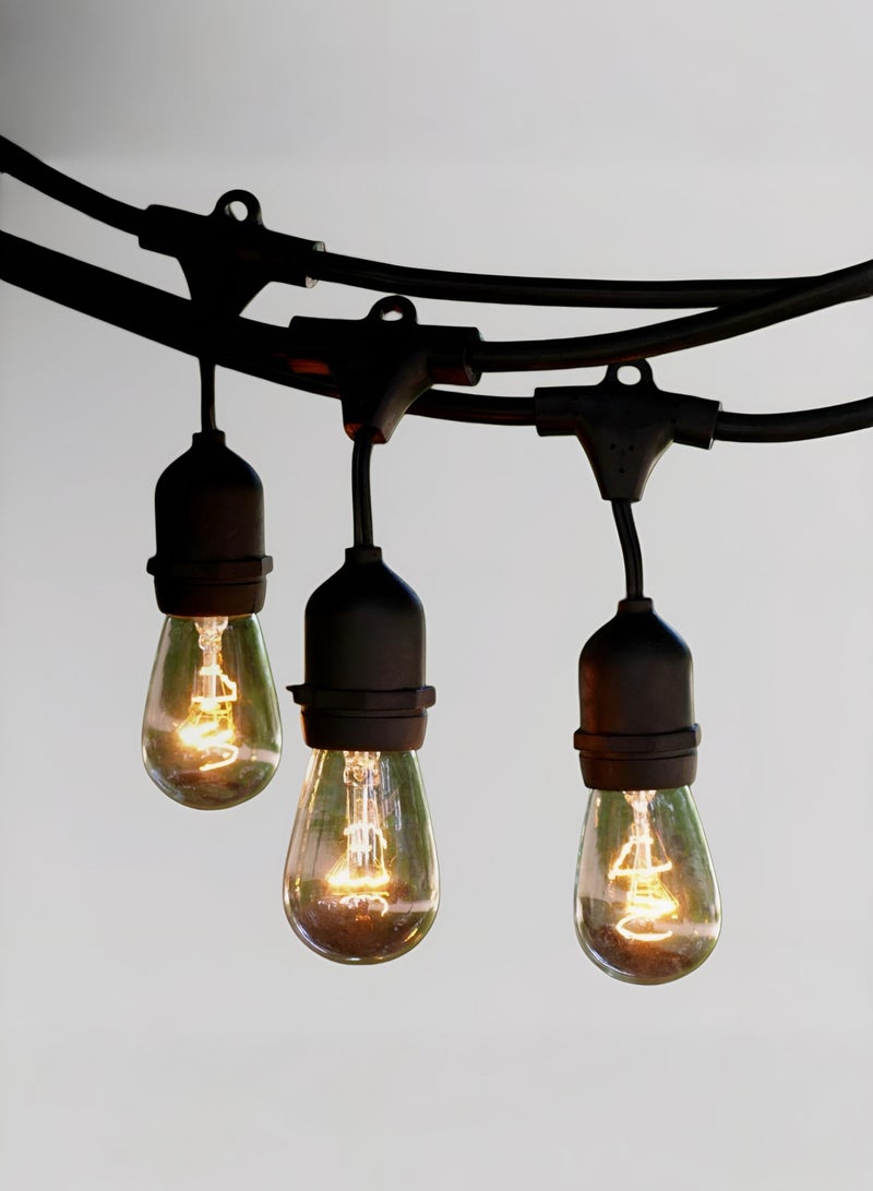 Generic String lights with a magical and attractive touch for events, 20 meters long, 2 bulbs per meter, accommodates up to 40 bulbs. - Image 2