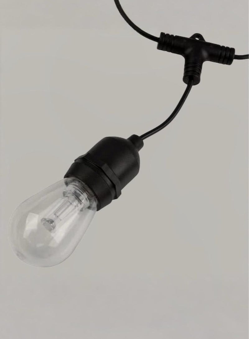 Generic String lights with a magical and attractive touch for events, 20 meters long, 2 bulbs per meter, accommodates up to 40 bulbs. - Image 4