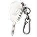CHATYYD Key fob Cover for Dodge with KeychainSoft TPU Car Key Cover Case for Dodge Ram 1500 2500 Dakota Magnum Durango Nitro Jeep Wrangler Patriot Grand CherokeeSilverEdged White - Image 2