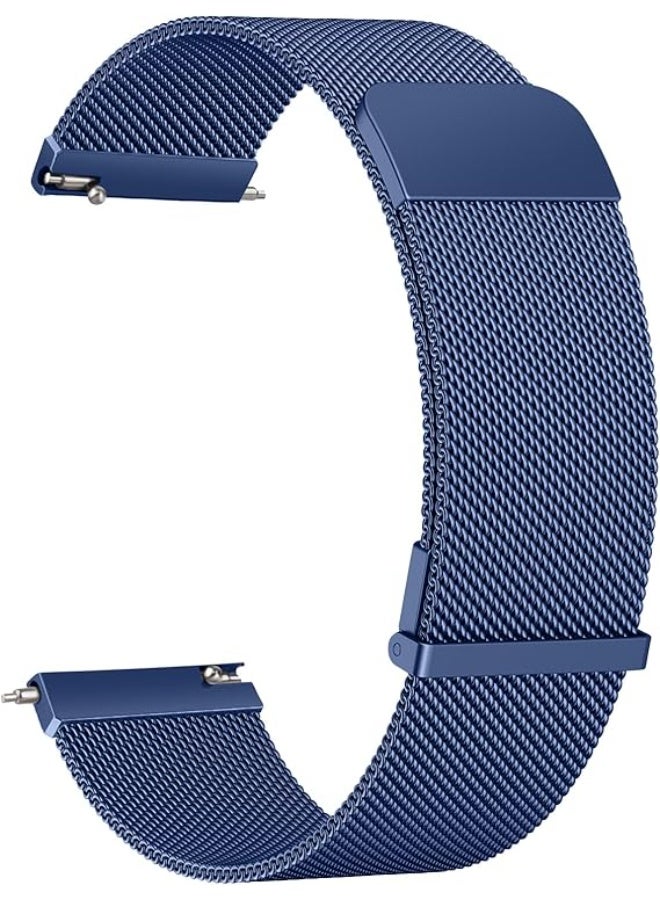 22mm Quick Release Metal Watch Band for Men and Women, Compatible with Huawei Watch GT2 / GT2 PRO / GT Runner / GT3 / GT3 Pro / GT4 / GT4 Pro / GT1 46mm Stainless Steel Magnetic Wristband for 22mm Watch_Blue - Image 1