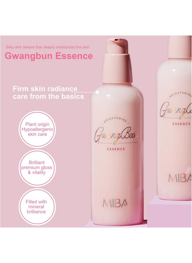MIBA Ion Calcium Radiant Essence 100Ml / 3.38 Fl.Oz Peachy Moisture Luminous Essence. Moisture That Does Not Dry Out. Moisture Glow. Ingredients Of Natural Origin. Elastic And Voluminous Skin.  - Image 2