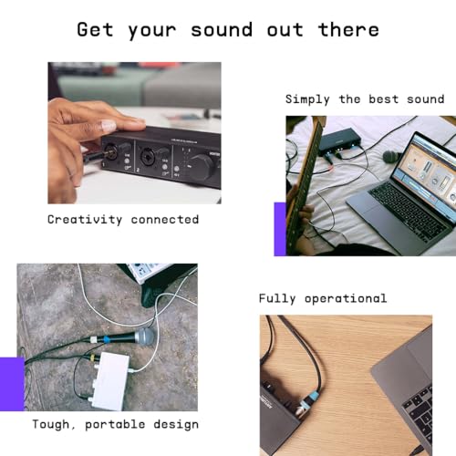 Arturia - MiniFuse 4 - Compact USB Audio & MIDI Interface with Creative Software for Recording, Production, Podcasting, Guitar - Black - Image 4