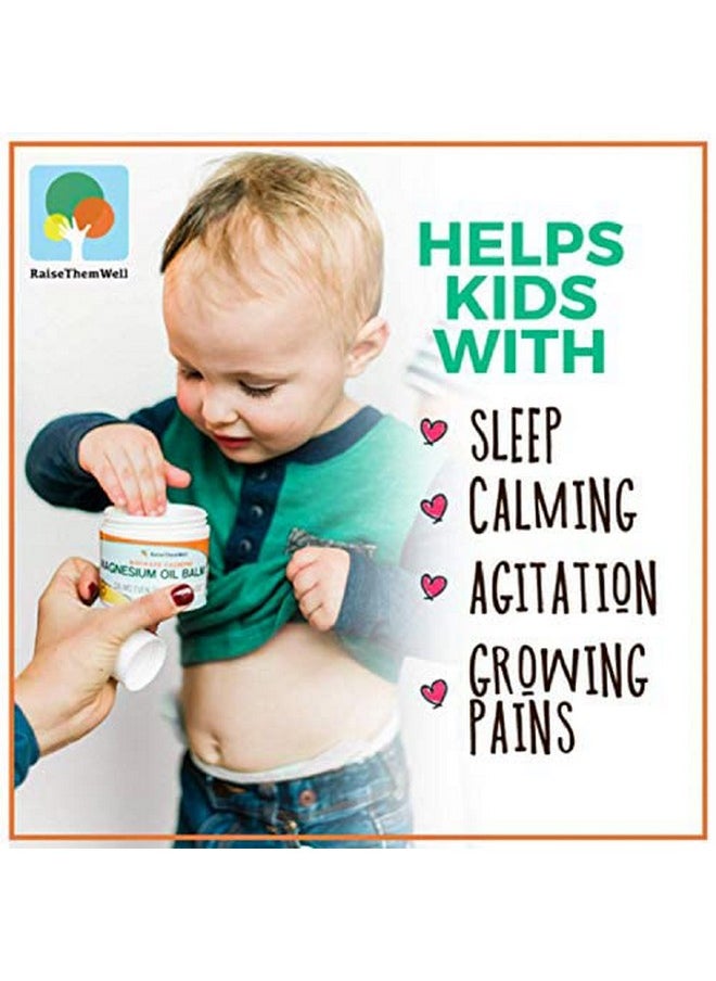 Raise Them Well - Kid-Safe Calming Magnesium Oil Balm | 4 Fl Oz - Image 1