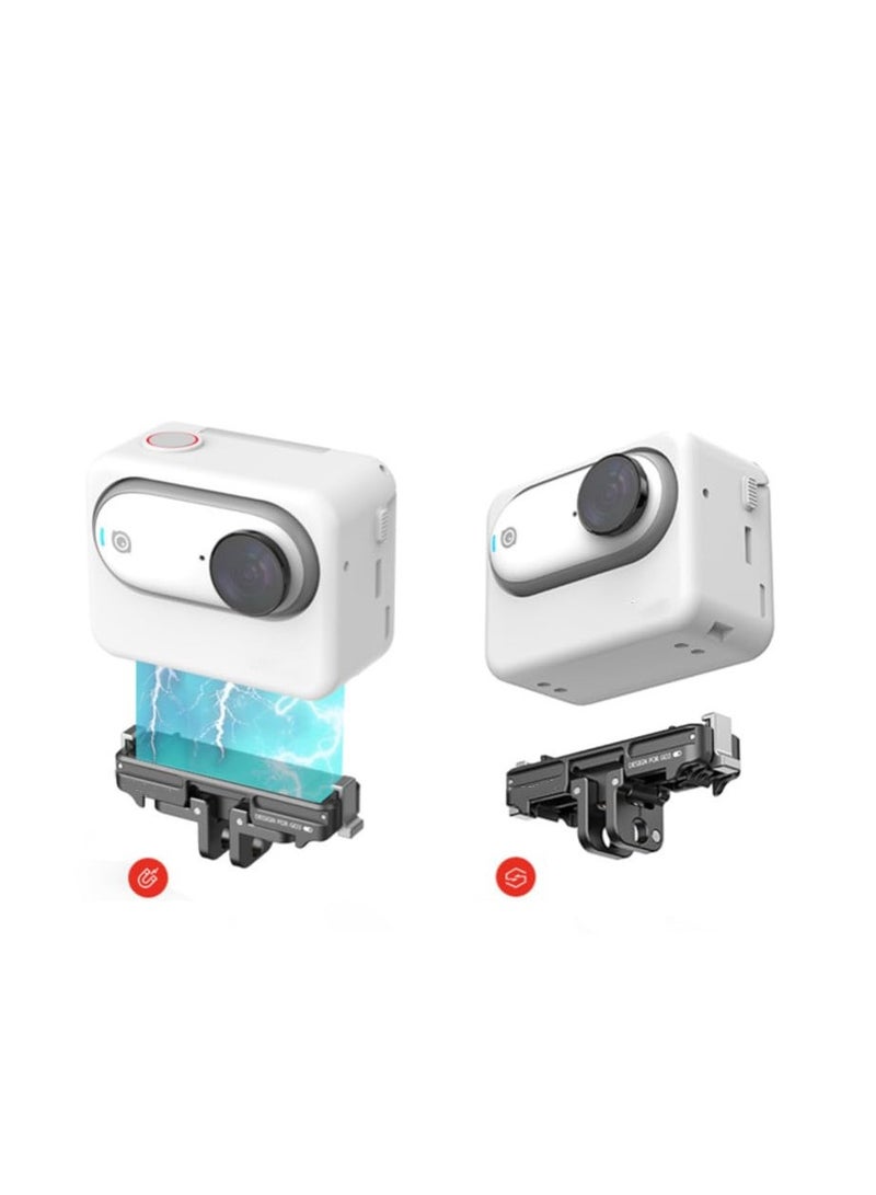 Camera Mount For Insta360 G03 Magnetic Quick Release Bracket/Insta360 GO3 Sports Camera Extension Mount - Image 4