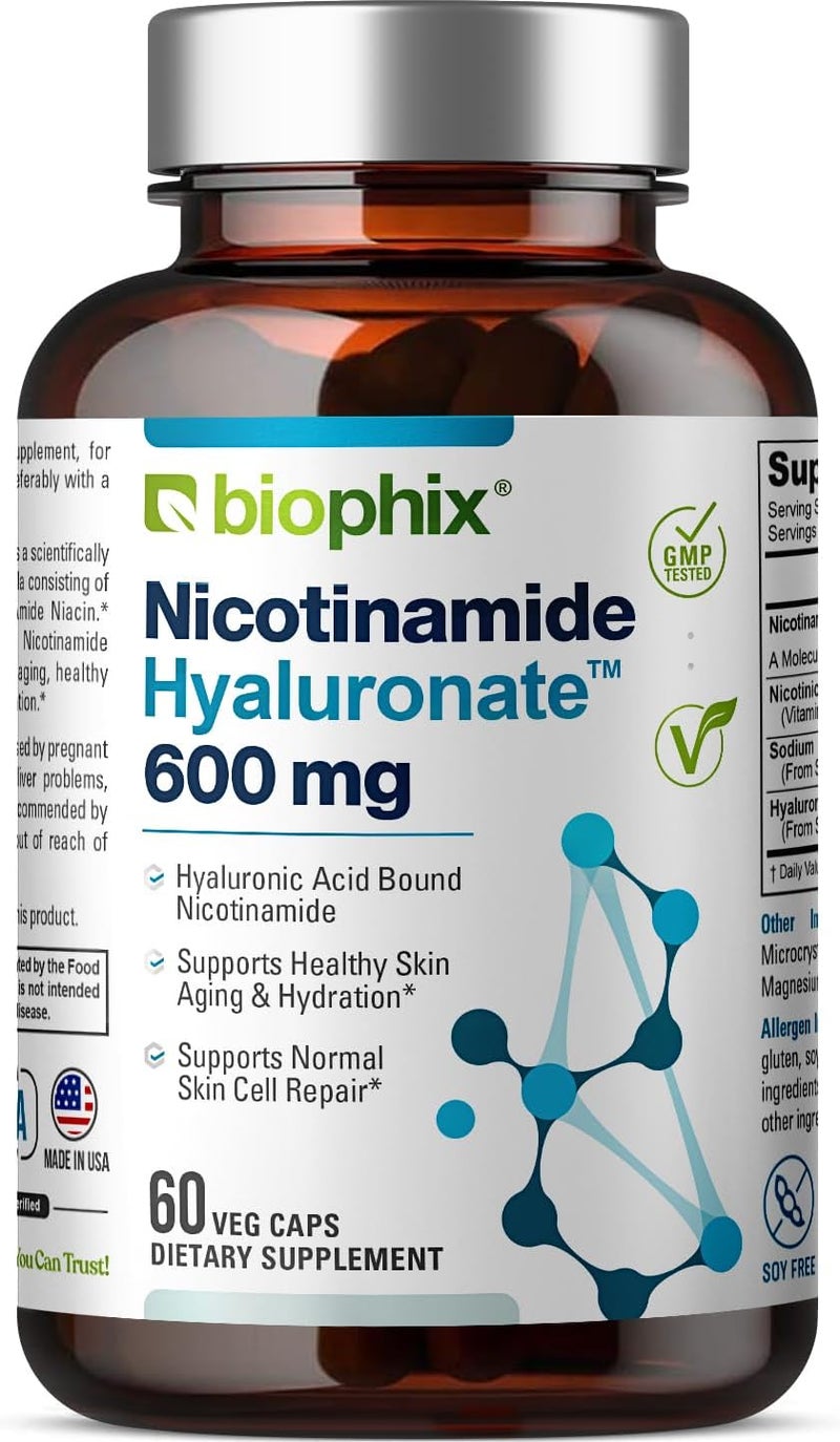 biophix Nicotinamide Hyaluronate 600 mg for Adults - Image 1