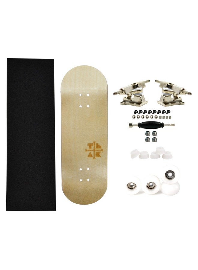 Teak Tuning Prolific Complete Fingerboard With Upgraded Components Classic Edition Pro Board Shape And Size Bearing Wheels Trucks And Locknuts 32Mm X 97Mm Handmade Wooden Board - Image 2