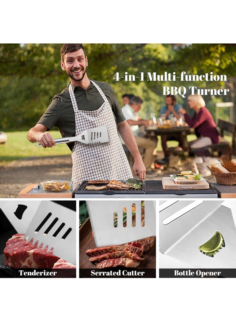 BLOOMING TIME Outdoor Camping BBQ Tool Set, Aluminum Case Stainless Steel Home Skewer Grill Kit, Outdoor Barbecue Set - Image 2