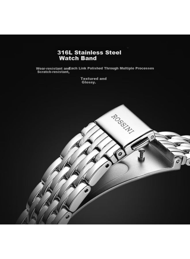 Rossini Men's Watch Simple Fashion Quartz Double Calendar Men's Watch Brand Birthday New Year Valentine's Day Gift - Image 5