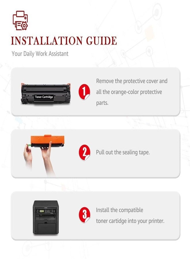 IIC IMAGE INFO ImageInfo M126nw Toner Cartridge Compatible for HP Laserjet Pro MFP M126nw Printer Single Color Toner - Image 5