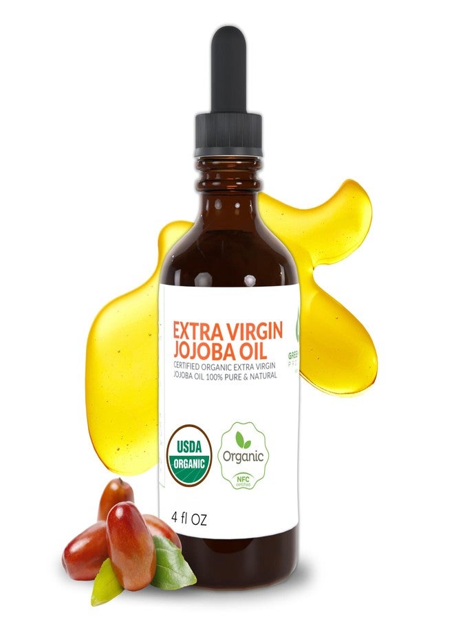 Green Virgin Products 100% Pure Organic Jojoba Oil - 4 Fl Oz (Pack of 1) - Image 1