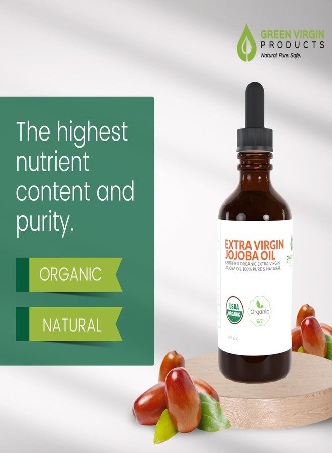 Green Virgin Products 100% Pure Organic Jojoba Oil - 4 Fl Oz (Pack of 1) - Image 5