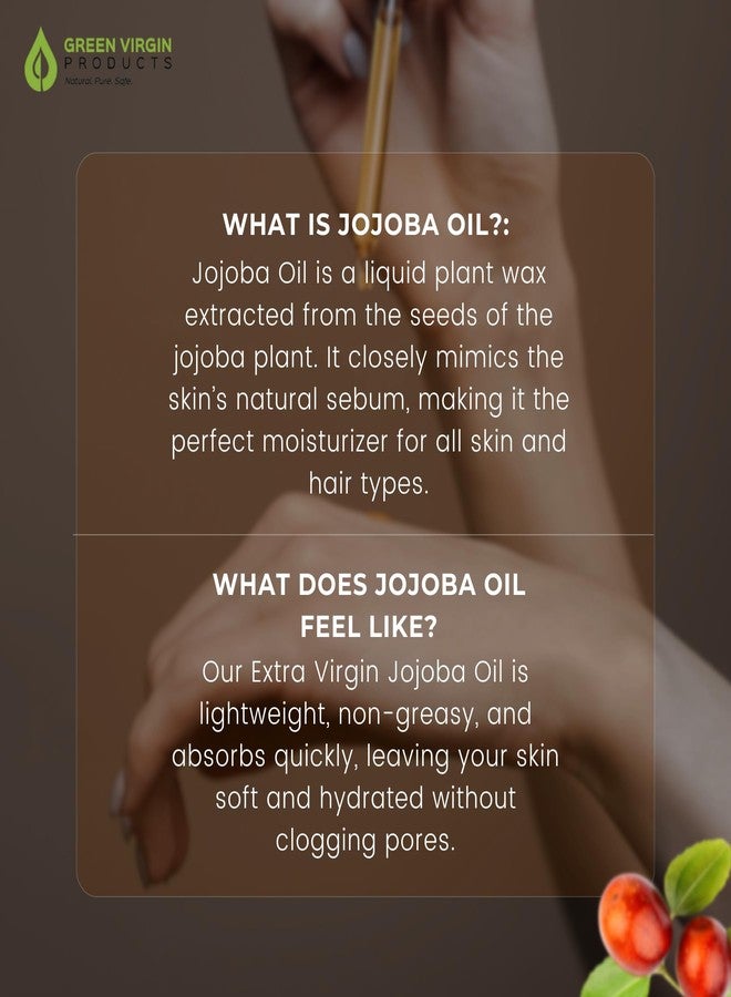 Green Virgin Products 100% Pure Organic Jojoba Oil - 4 Fl Oz (Pack of 1) - Image 3