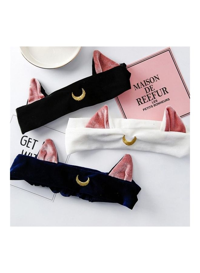 NIBEMINENT Cat Ears Hairband Accessories Dark Blue - Image 3
