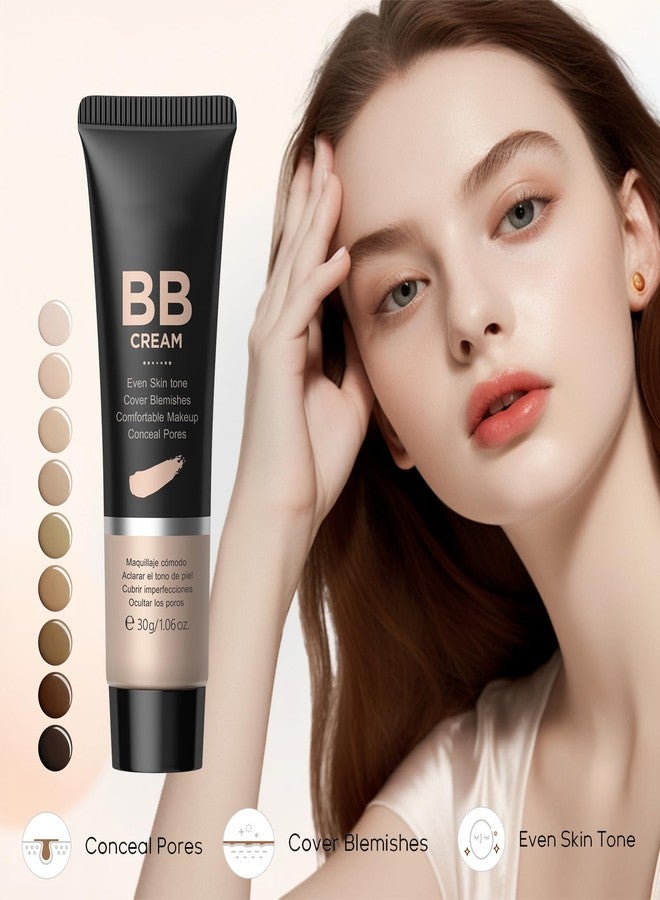 AKARY BB Cream Tinted Moisturizer, 9Colors Moisturizes & Conceals, Cover Blemishes & Pores, Even Skin Tone, Lighiweight Foundation Full Coverage Tinted Illuminator for All Skin, Oil-Free, 210 Medium - Image 2