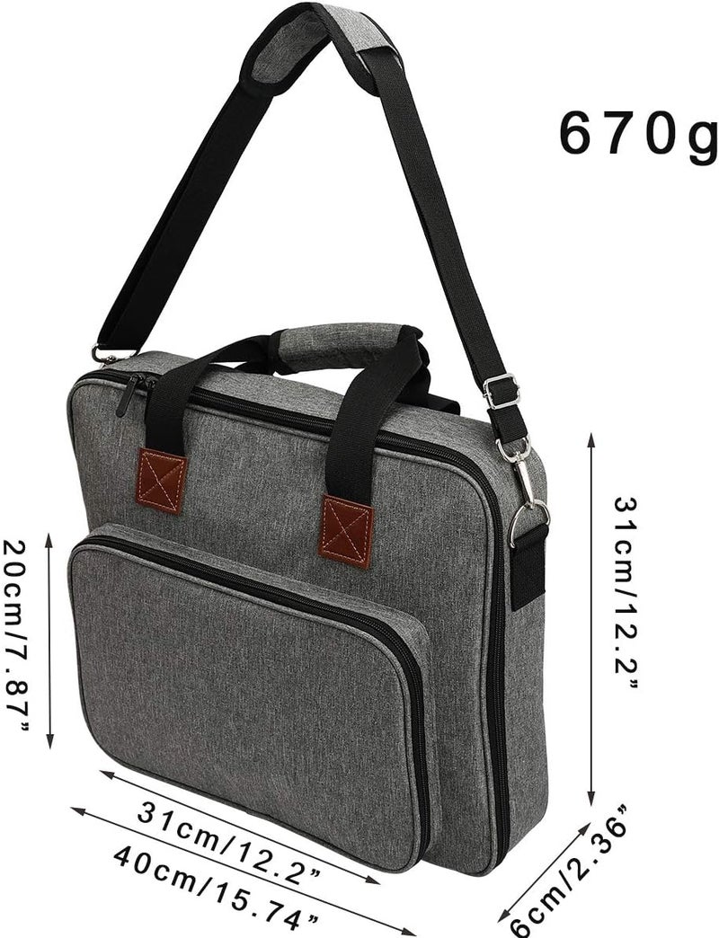 LOOEN Embroidery Project Bag, Embroidery Kits Storage Bag,Multifunctional Bag for Crochet Hooks Embroidery Floss Organizer String Bracelet Kit Sewing Thread Accessories - Image 5