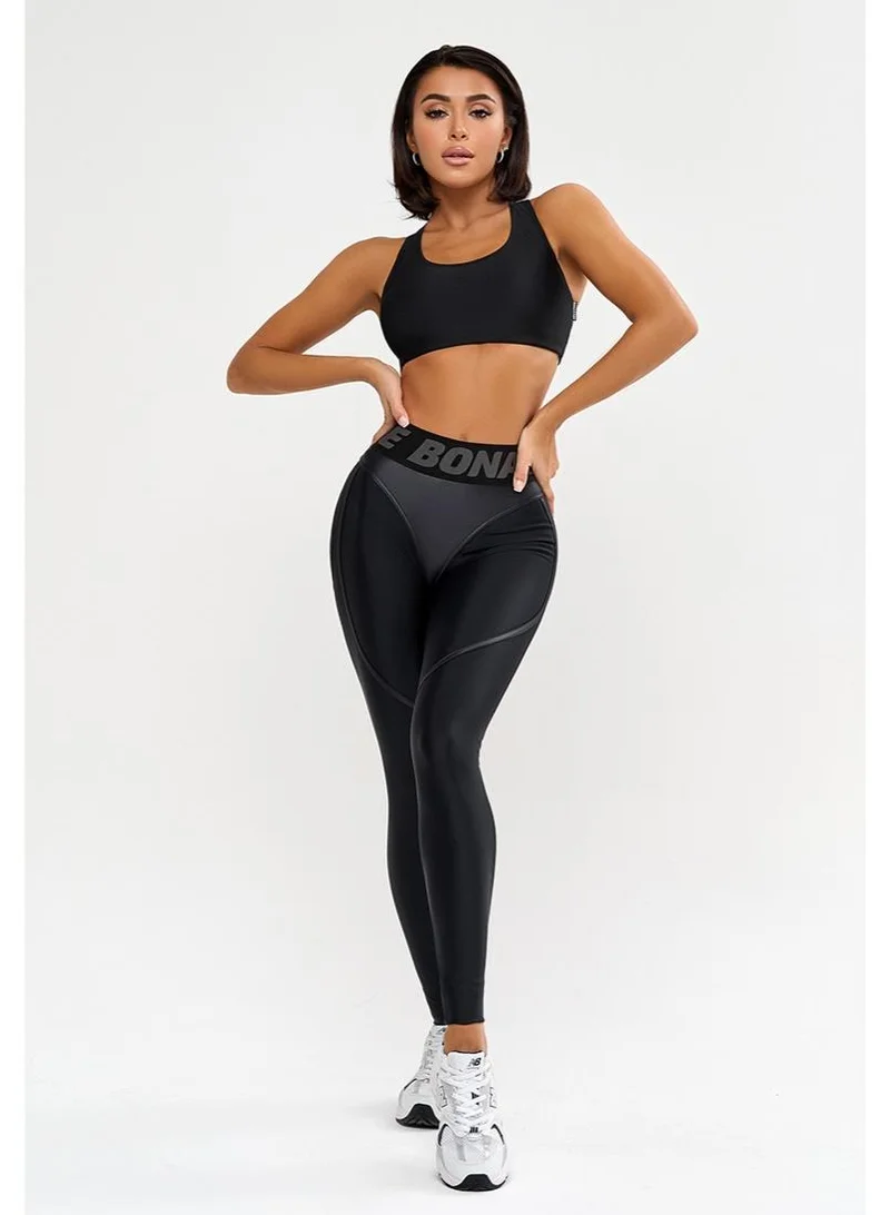Bona Fide Extra Lyc Black Extra Lyc Gym Leggings for Women | Best Price UAE