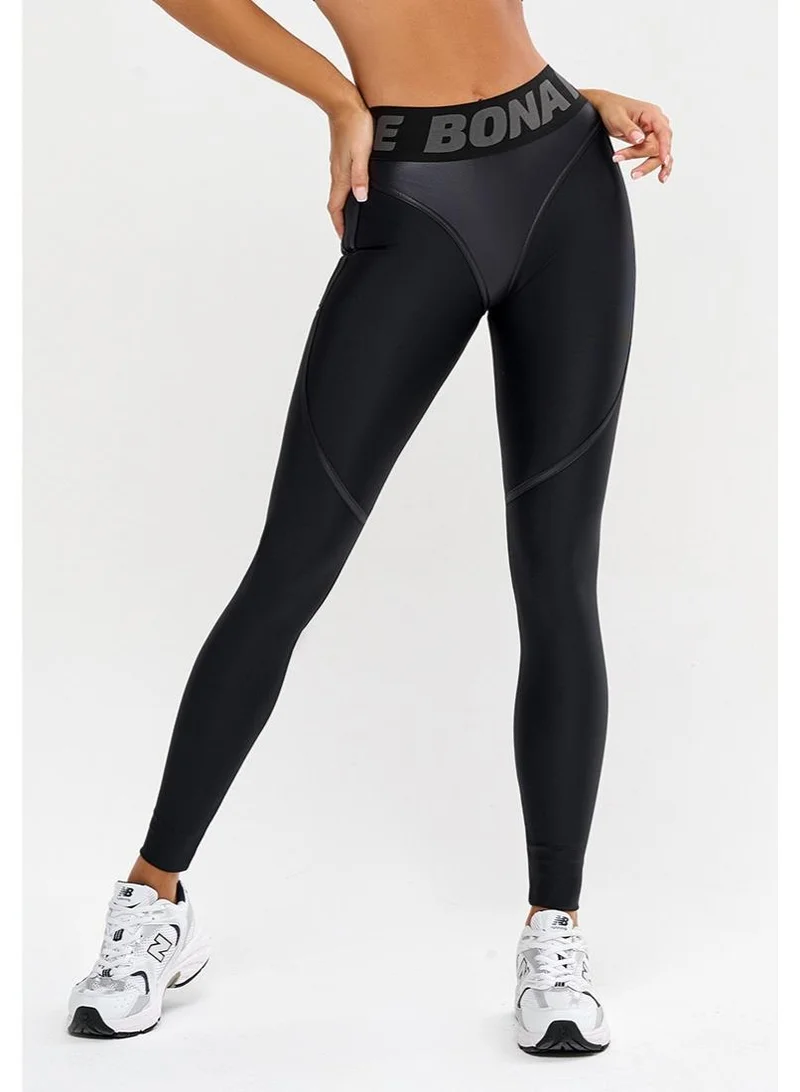 Bona Fide Extra Lyc Black Extra Lyc Gym Leggings for Women | Best Price UAE