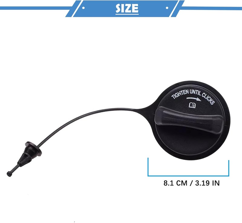 TINGYINGDA 8C3Z9030A غطاء خزان الوقود الغازي متوافق مع Ford E-150 E-250 E-350 E-450 E150 E250 E350 E450 و F-150 F-250 F-350 F-450 F-550 F150 F250 F350 F450 F550 Super Duty Navigator Expedition 2003-2009 - Image 4