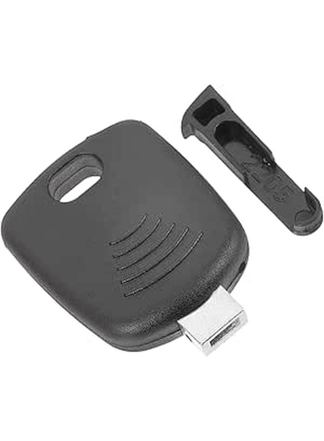 Transponder Key Shell with Chip Slot Scratch Resistant Plastic and Metal Cover - Image 1