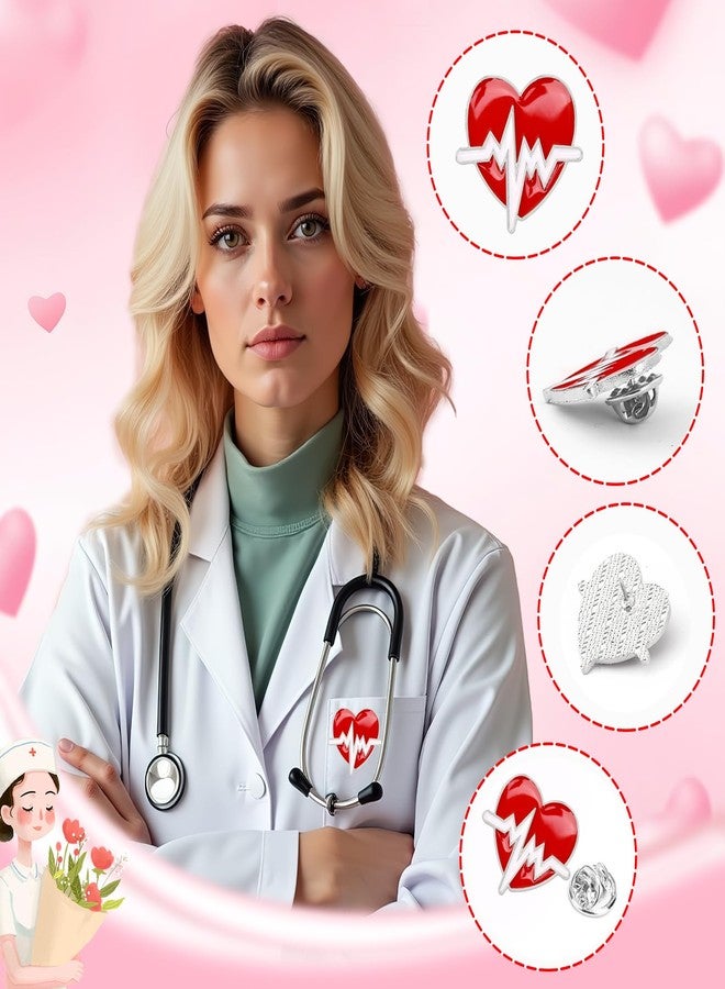 DTOFOOT 36 PCS Nurse Enamel Pins Nursing Medical Brooches Badges Stethoscope Ambulance Pill Syringe Nurse Theme Thank You Nurse DIY Brooch Pins for Clothes Bags Backpack Decoration - Image 3