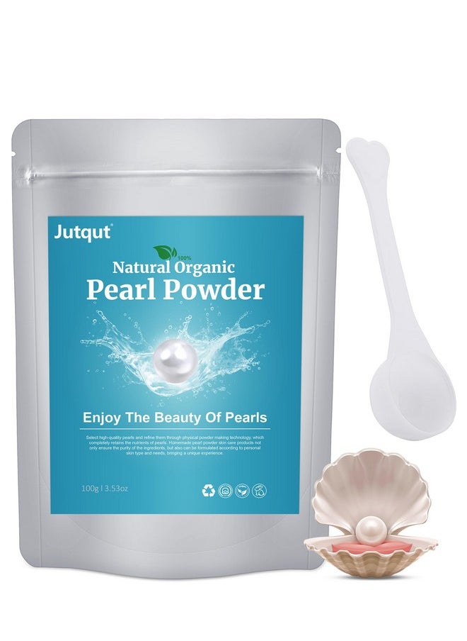 Jutqut - Jutqut Freshwater Pearl Powder Organic, 100g100% Natural Pearl Powder,DIY Skincare -DIY Antioxidant, Deep Cleansing, Pore-Shrinking, Anti-Aging Mask - Image 1