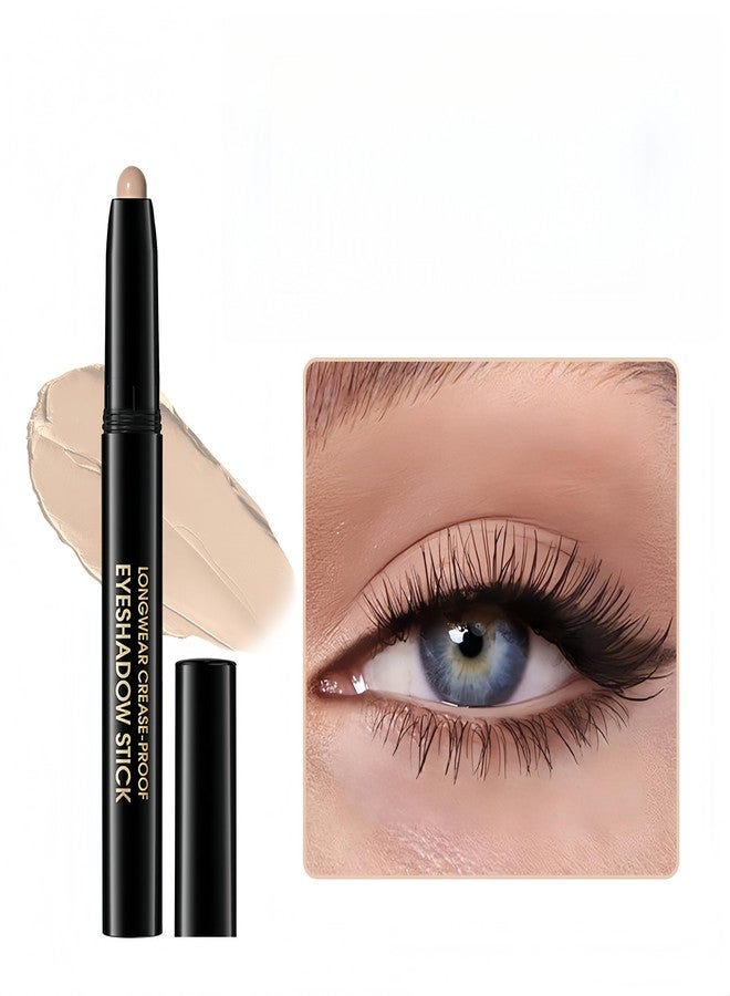 MAEPEOR 10 Colors Cream Eyeshadow Stick Silky Smooth Matte Shimmer Eyeshadow Pen Waterproof and Long Lasting Shadow Pencil for Girls and Women (Color 03) - Image 2