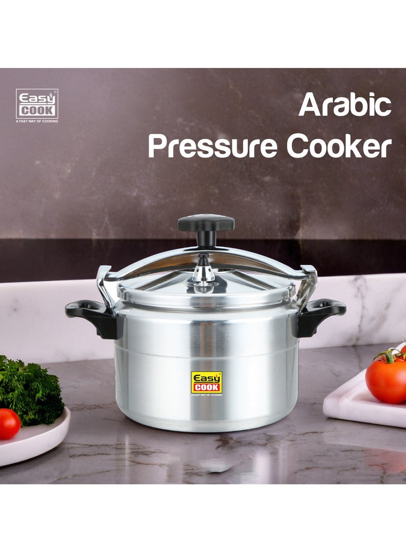 Easy Cook Arabic Pressure Cooker (9 Ltr) | Durable Aluminum Build | Multi Safety Device & Fast Cooking | Available in 5L, 7L, 9L, 11L, 15L, 20L, 25L  - Image 3