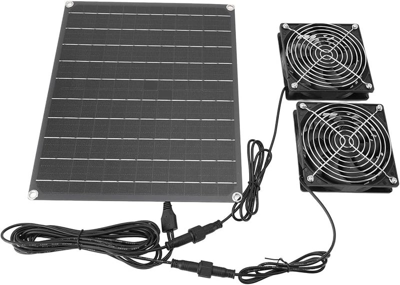 Solar Exhaust Fan 15W 12V IPX7 Efficient Cooling for Chicken Coop Greenhouse - Image 3