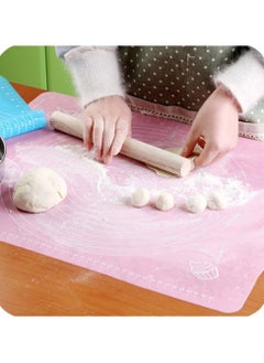 Generic Large Silicone Baking Mat for Pastry rolling with measurements - Multi Color  - Image 1