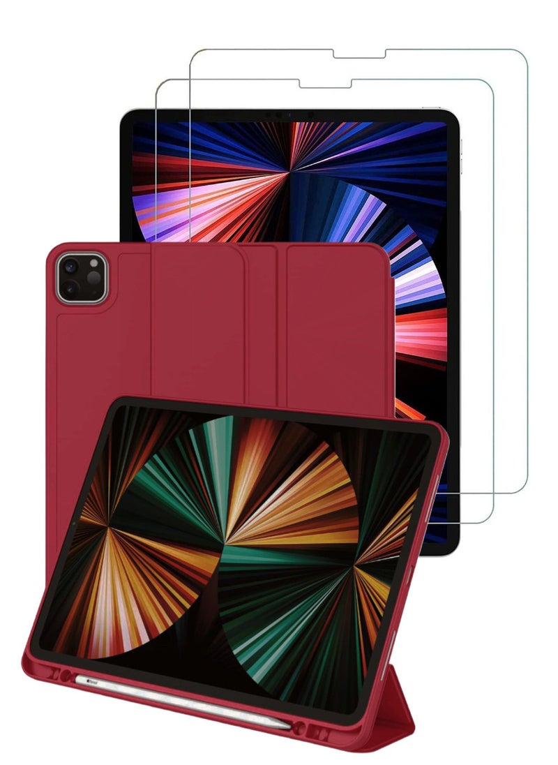 Blueberry Smart Case For iPad Pro 11 Inch 2020 (2nd Gen) with 2 Pieces Tempered Clear Glasses - Image 1