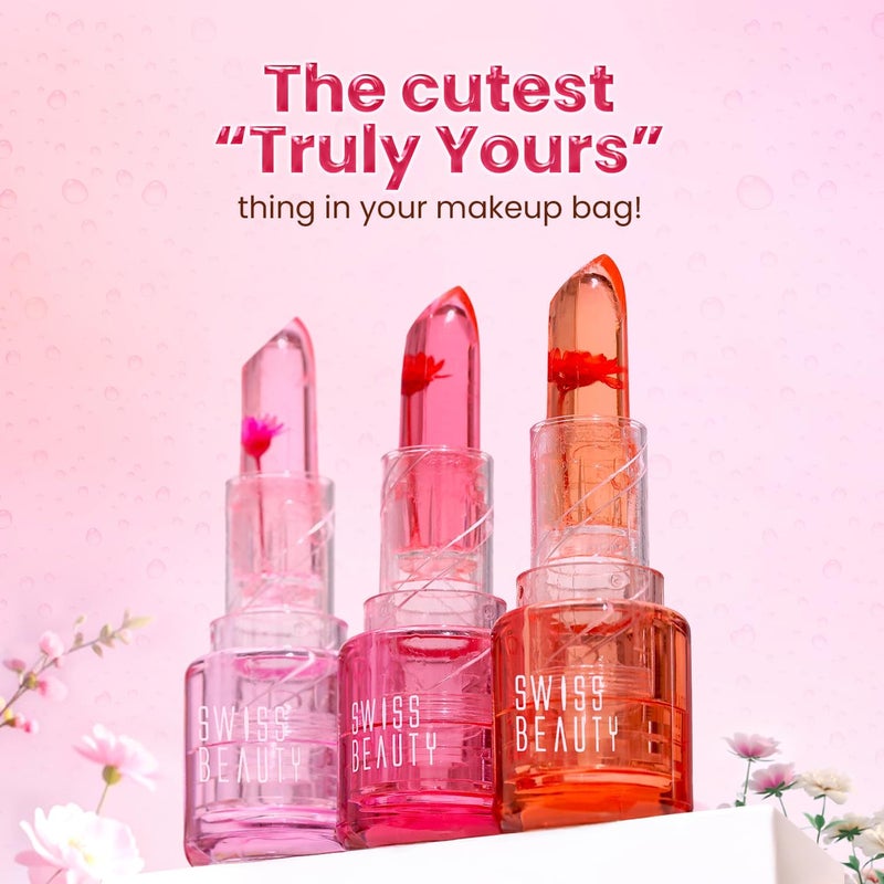 Jelly Bloom pH Lip Balm | Colour-Changing Tint | Hydrating | With Vitamin E | Vegan | Paraben-Free | Cruelty-Free | 3.6g, Shade- Rose Pop - Image 3