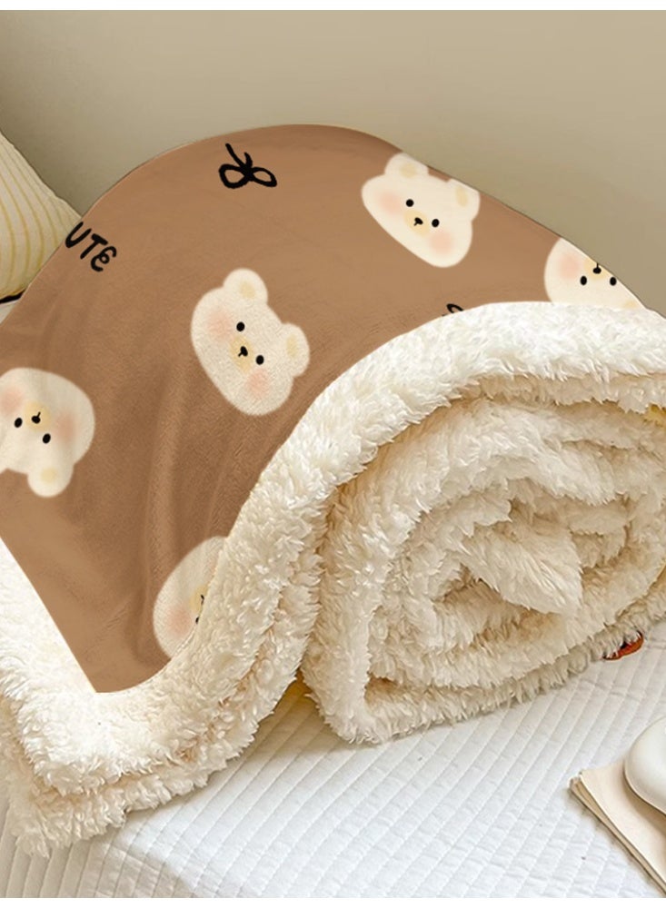 نامالو بطانية من الصوف المخملي، سميكة، فائقة النعومة، مناسبة لسرير المنزل، المكتب، الشال، الأريكة، القيلولة، بطانية سكن الطلاب - Image 1