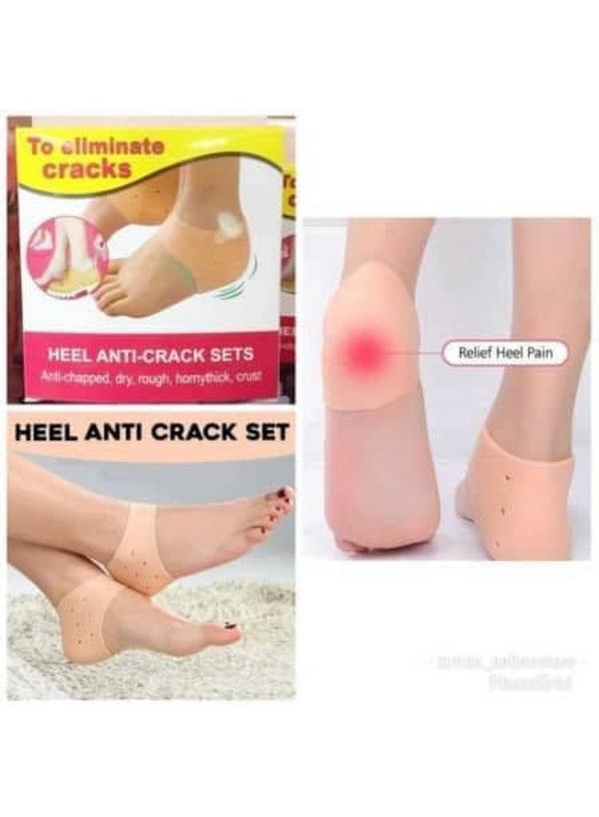 Drumstone (ùó¶ùóΩùó≤ùó∞ùó∂ùóÆùóπ ùü≠ùü¨ ùòÜùó≤ùóÆùóøùòÄ ùó™ùóÆùóøùóøùóÆùóªùòÅùòÜ) Anti-Crack Silicone Gel Heel Pad Socks - Pain Relief, Cracked Heel Repair & Foot Care for Men & Women - Image 4