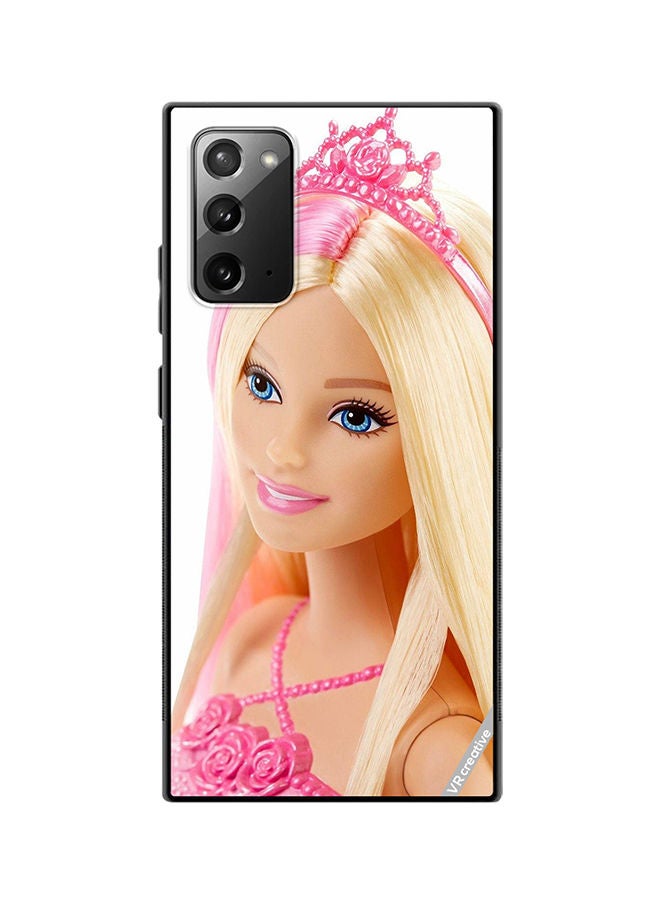 VR CREATIVE Protective Case Cover For Samsung Galaxy Note20 5G Barbie With Hair Design Multicolour - Image 1