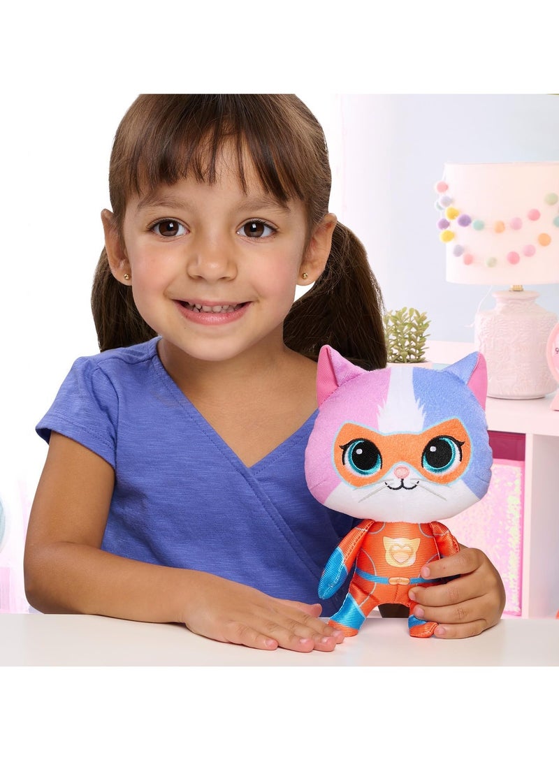 Junior SuperKitties Small Plush Animal,Buddy,Kitten,Children's Toy,For Ages 2 and Up - Image 4