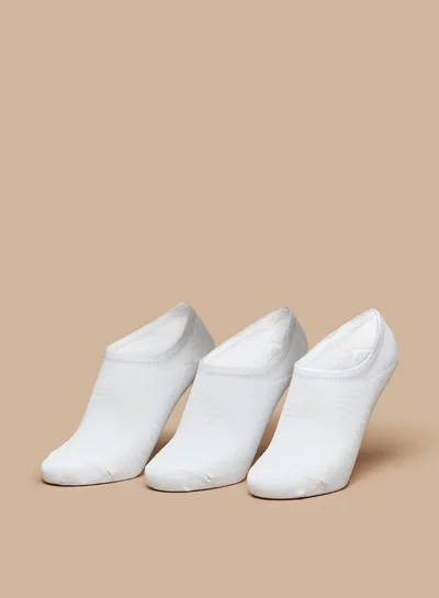 Dash Solid No Show Socks - Set of 3
