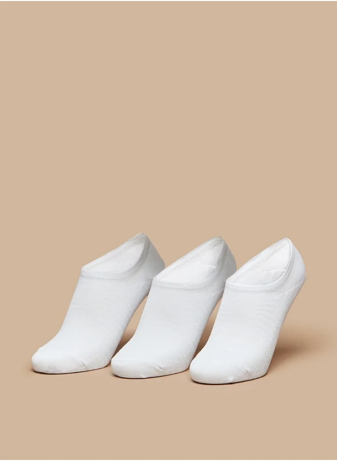Dash Solid No Show Socks - Set of 3