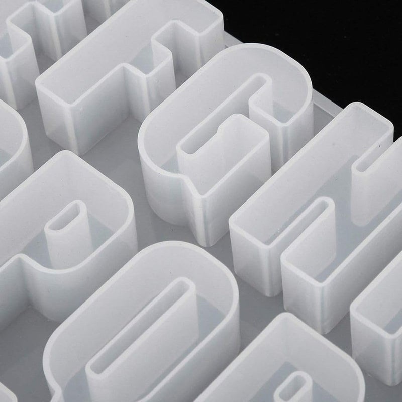 Snoogg Large Alphabet Silicone Resin Mould 0f 26 English Letters 25 mm Depth use for Epoxy Resin Casting - Image 4