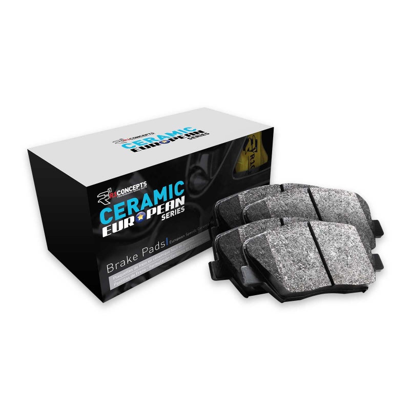 R1 Concepts Rear CERAMIC European Series Brake Pads With Rubber Steel Rubber Shims 2600146900 - Image 2