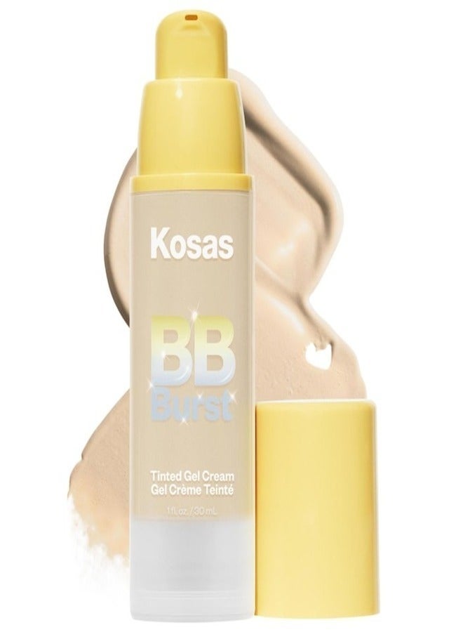 KOSAS BB Burst Tinted Moisturizer Gel Cream with Copper Peptides - Light+ Neutral Warm 14 - Light+ With Neutral Warm Undertones 30ml - Image 1