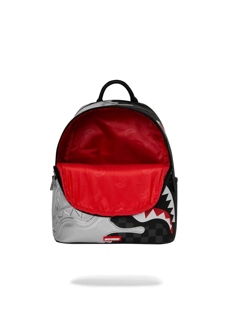 SPRAYGROUND حقيبة ظهر سافاج بظهر قطرة فضية - Image 4