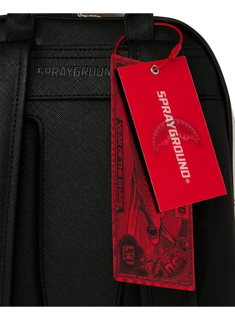 SPRAYGROUND  SILVER SIDE DRIP SAVAGE BACKPACK  | Best Price UAE