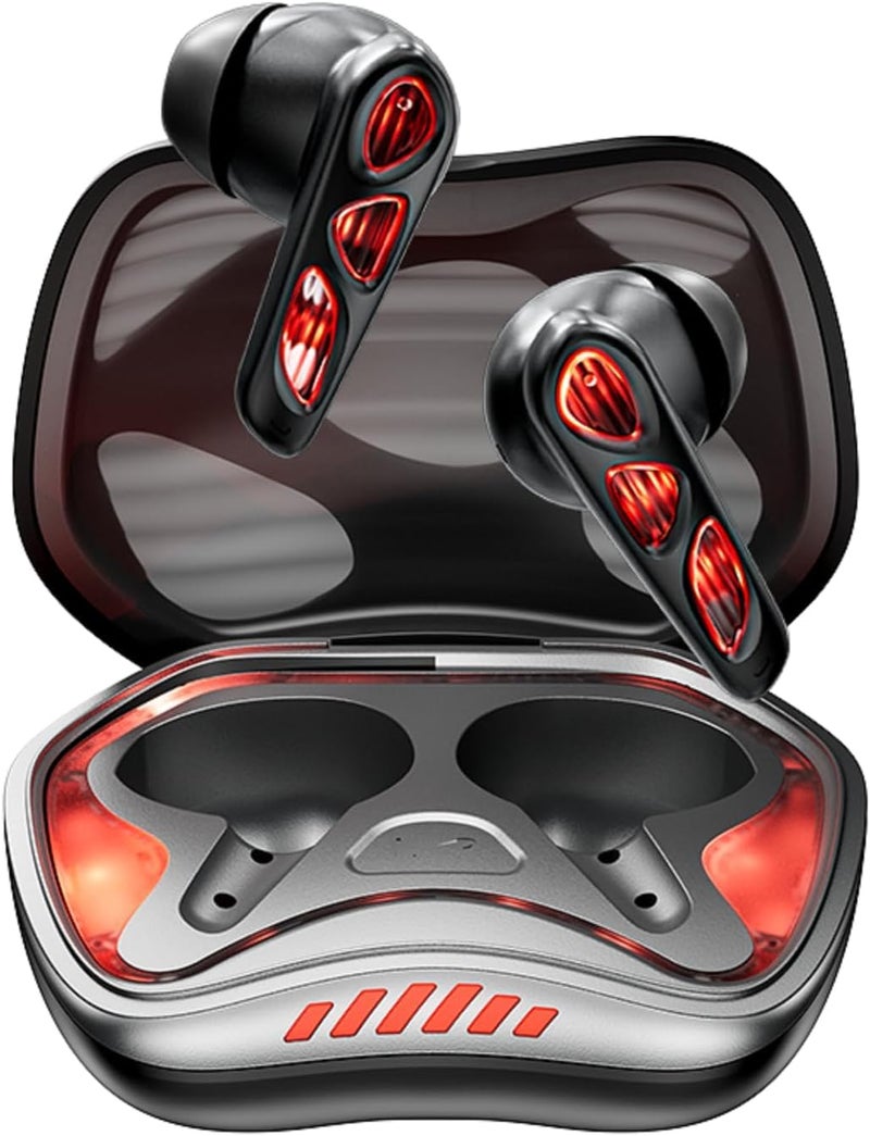 ELECDON Wireless Bluetooth Gaming Earbuds with ENC Noise Cancelling Mic - سماعات أذن لاسلكية للألعاب مع مايكروفون | Low-Latency In-Ear Headphones, 25H Battery, TWS Sports Earphones for Gaming - Image 1